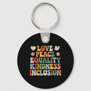 Porte-clés Amour Paix Diversité Inclusion Égalité Histoire de