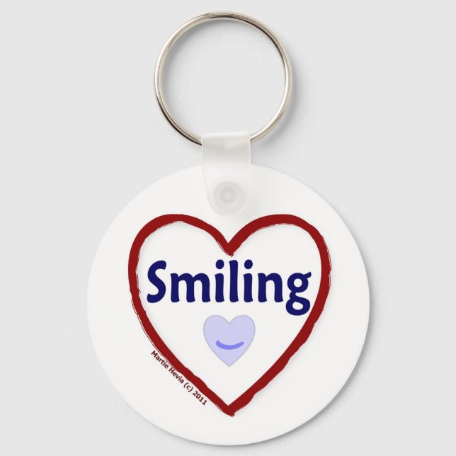 Porte-clés Amour Souriant (Recto)