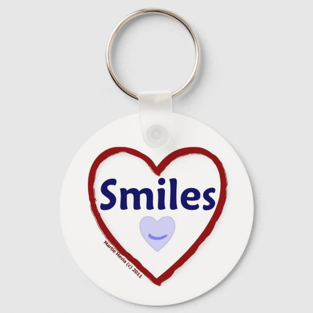Porte-clés Amour Sourires (Recto)