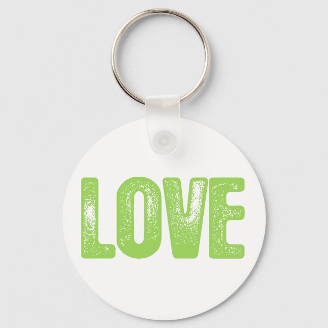 Porte-clés Amour - Vert (Recto)