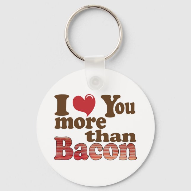 Porte-clés Amoureux de Bacon (Recto)
