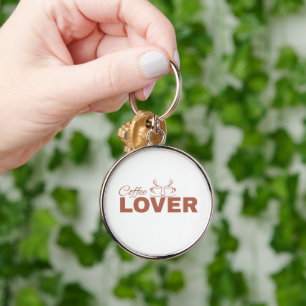 Porte-clés Amoureux de Café Cadeau de Café Minim