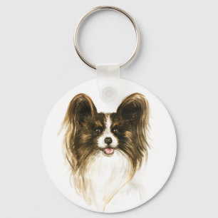 Porte-clés Amoureux de chiots Papillon Maman de chien Fur Mam