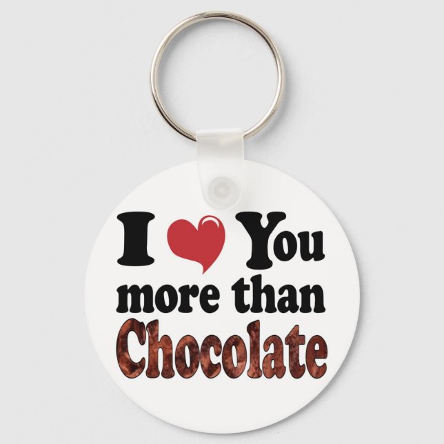 Porte-clés Amoureux de Chocolat (Recto)