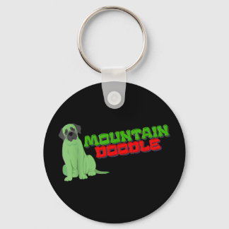 Porte-clés Amoureux de doodle de montagne Vintage Rétro Extér
