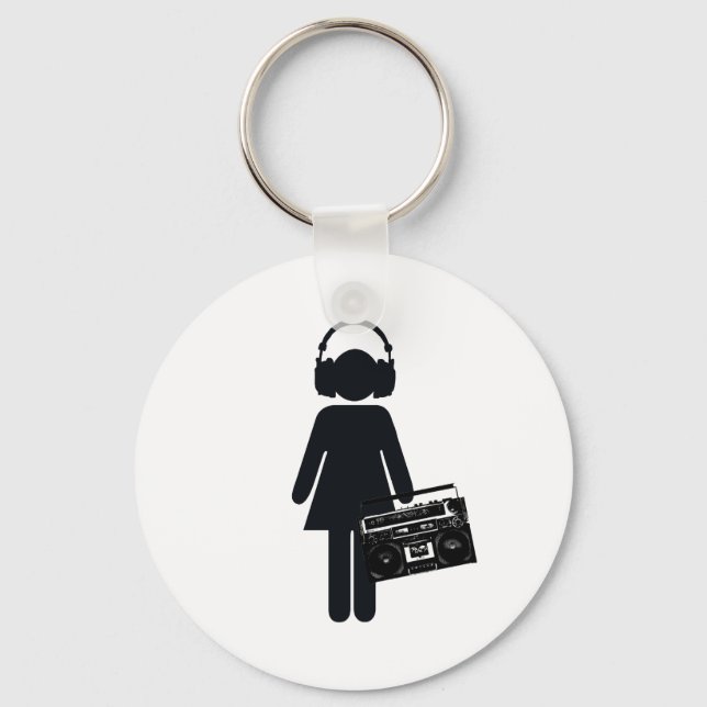 Porte-clés Amoureux de la musique (Recto)