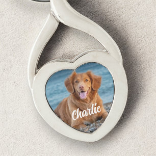 Porte-clés Amoureux des chiens de Keepsaké personnalisé photo