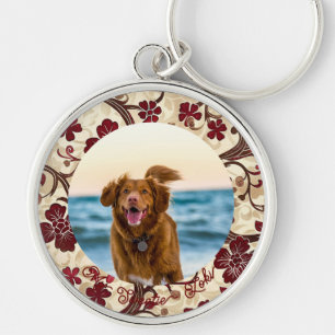 Porte-clés Amoureux des chiens photo étonnant