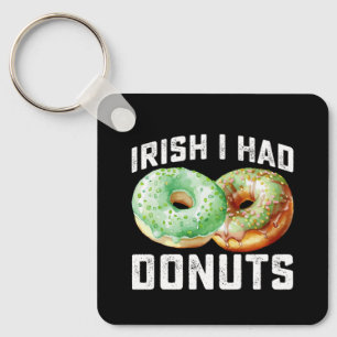 Porte-clés Amoureux irlandais de beignets drôle de jour de la