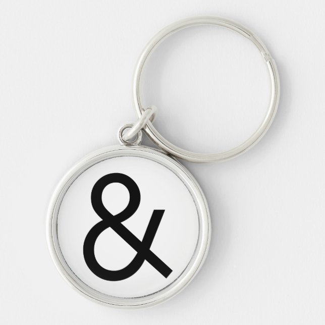 Porte-clés Ampersand - Noir (Devant)