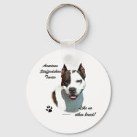 AmStaff Comme Aucun Autre Porte - clé De race