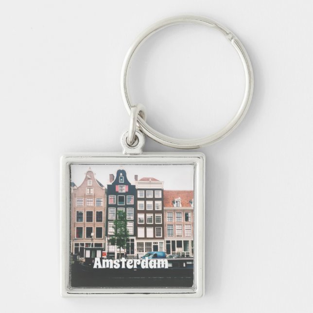 Porte-clés Amsterdam Voyage Souvenir (Devant)
