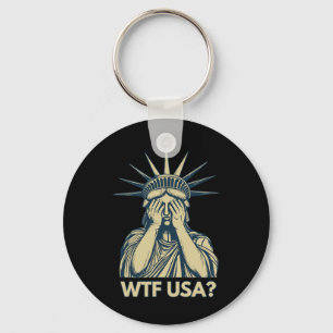 Porte-clés Amusant 4 juillet Usa