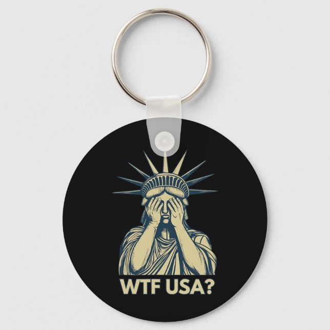 Porte-clés Amusant 4 juillet Usa (Recto)