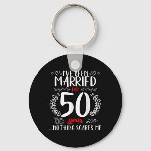 Porte-clés Amusant 50ème anniversaire de Mariage couples mari