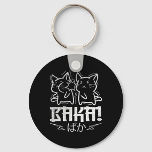 Porte-clés Amusant Anime Manga Otaku Baka Rabbit Slap mème