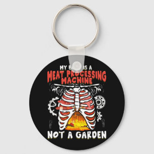 Porte-clés Amusant Anti Vegan Meat Mater Funny Meat Lover Bbq