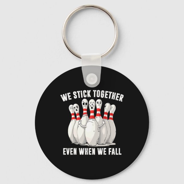 Porte-clés Amusant Bowling Team Bowling Lover Bowler Squad Hu (Recto)