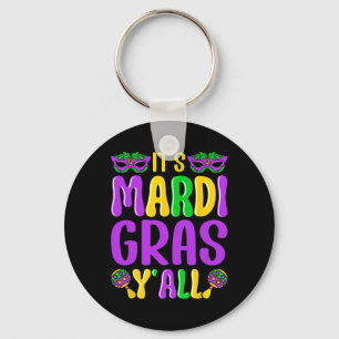 Porte-clés Amusant Carnival Party Design Mardi Gras C'est Mar