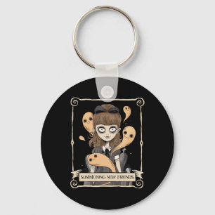 Porte-clés Amusant Halloween Graphisme Éffrayants spiritueux