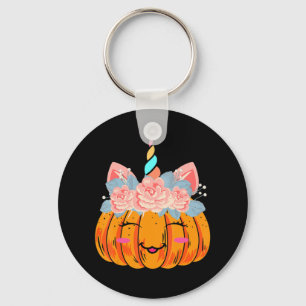 Porte-clés Amusant Halloween Thanksgiving Cute Unicorn Citrou