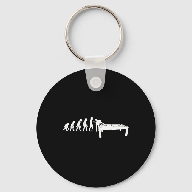 Porte-clés Amusant Human Billiards Evolution 8 Ll Pool Cue St (Recto)