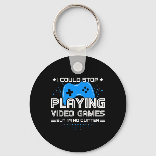 Porte-clés Amusant Joueur Vidéo - Jeu Console Pc - Jeu Vidéo (Recto)