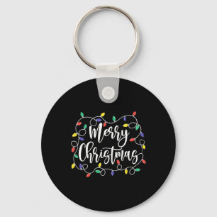 Porte-clés Amusant Joyeux Noël Lumières Noël Famille Hommes F