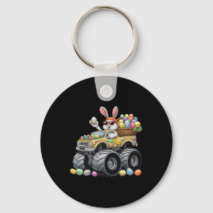 Porte-clés Amusant lapin lapin Monster Truck Eggs Enfants Pâq