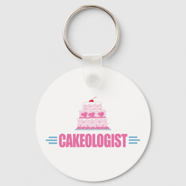 Porte-clés Amusant Mariage Cake Lover (Recto)