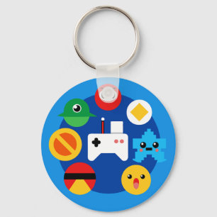 Porte-clés Amusant Retro Arcade