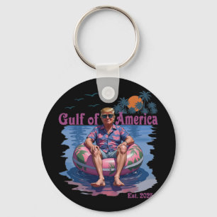 Porte-clés Amusant Trump Chemise Golfe Des États-Unis Amériqu