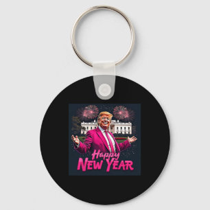 Porte-clés Amusant Trump New Year Party 2025 Trump New Year N