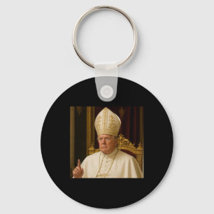 Porte-clés Amusant Trump Pope mème Gear Républ catholique du