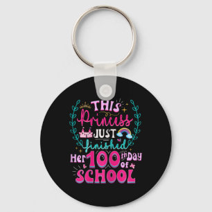 Porte-clés Amusants 100ème Jour De L'École Princesse Cute Enf