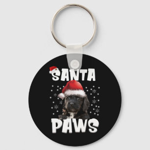 Porte-clés Amusants Cockapoo feux de Noël Arbre Amoureux des 