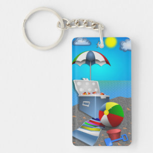 PORTE-CLÉS AMUSEMENT À LA PLAGE