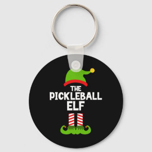 Porte-clés Amusez-Vous Pickleball Elf Christmas Matching Fami
