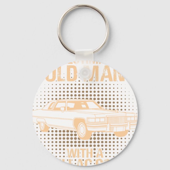 Porte-clés An Old Man Cadillac Coupe De Ville (Recto)