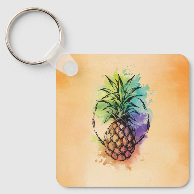 Porte-clés Ananas (Recto)