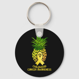 Porte-clés Ananas Cadeau de sensibilisation au cancer chez l'