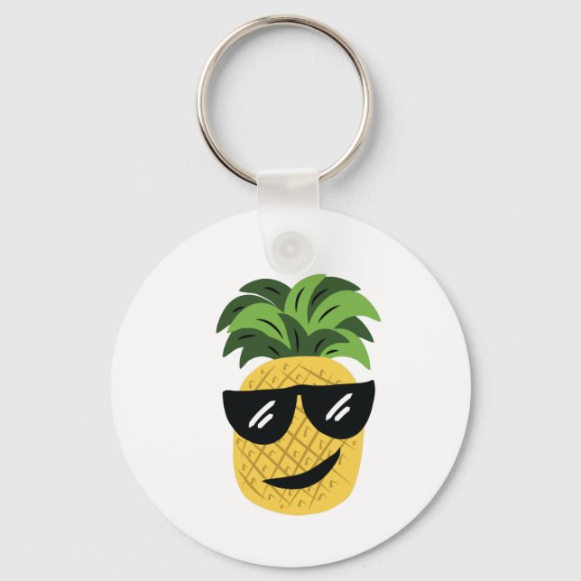 Porte-clés Ananas funky (Recto)