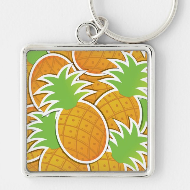 Porte-clés Ananas funky (Devant)