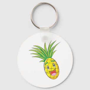 Porte-clés Ananas heureux