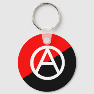 Porte-clés Anarchiste avec A Symbol2, drapeau de la Colombie