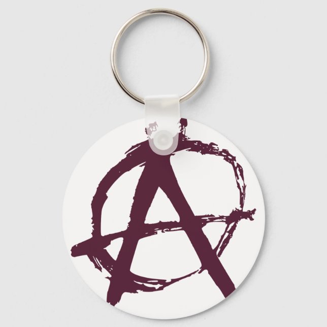 Porte-clés anarchy symbol (Recto)