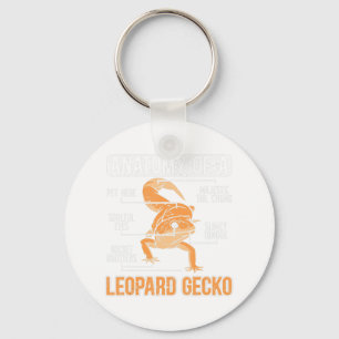 Porte-clés Anatomie D'Un Léopard Gecko Lover Lizard Animal Re