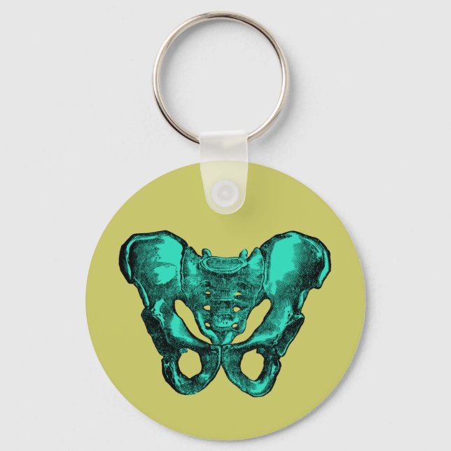 Porte-clés Anatomie humaine Pelvis Bones (Recto)