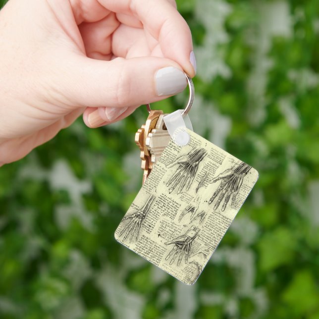 Porte-clés Anatomy of the Human Hand by Leonardo da Vinci (main)