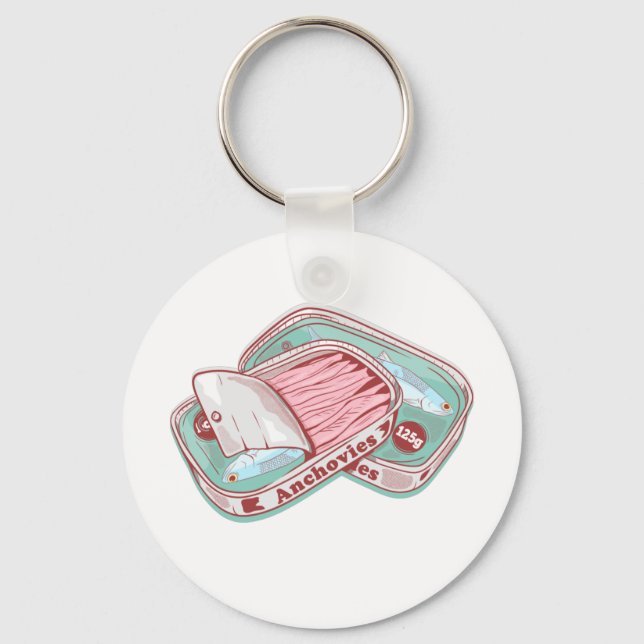 Porte-clés Anchovies in a tin can (Recto)